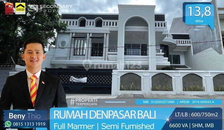 Gatot Subroto New House Floor 600m2 Semi Furnished SHM Denpasar Bali 1