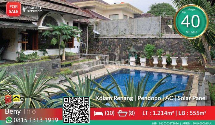 Rumah Mewah Kolam Renang Lt. 1.214m2 Pancoran Jakarta Selatan 2