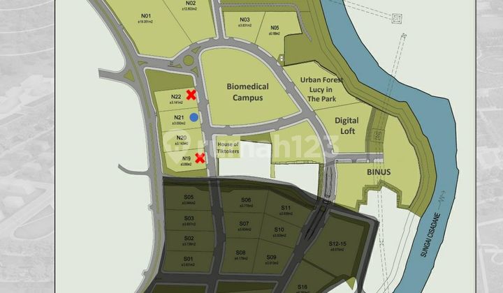 Kavling Digital Hub BSD dekat Campus Binus & Biomedical Campus Kavling Digital Hub BSD dekat Campus Binus & Biomedical Campus