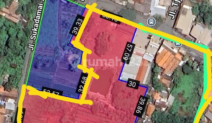 Cheap Land Near the Very Busy Teluk Naga Market, Tangerang