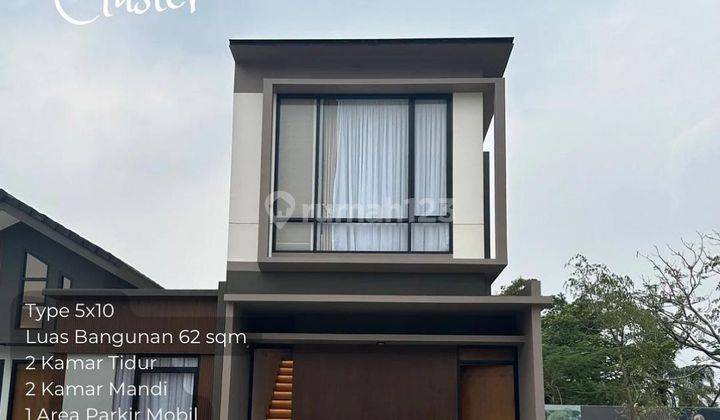 Rumah Baru Fasilitas Danau Alami Di Kota Mandiri Sawangan  1