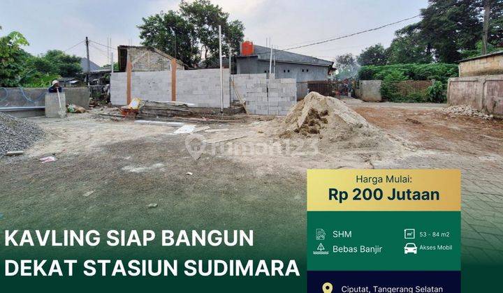 682.tanah Kav Siap Bangun Strategis Hrg Ekonomis Ciputat Tangsel 1