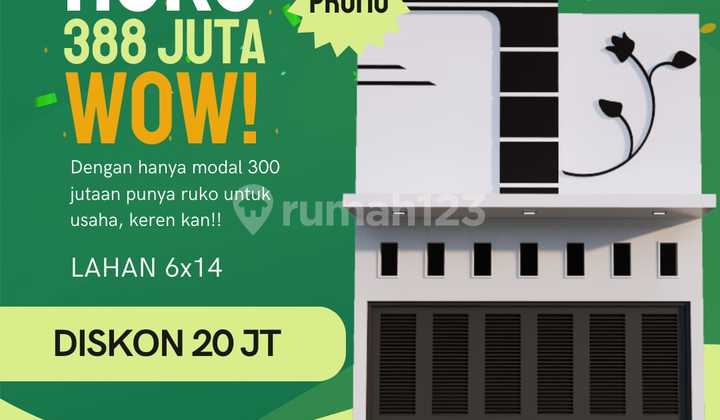 Ruko 1 lantai hanya 300 jutaan saja, tanjung Morawa  2
