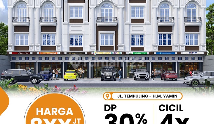 Jual Ruko 3 1 2 Lantai Lokasi Strategis Jl Tempulinh Medan 1