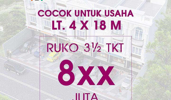 Jual Ruko 3 1 2 Lantai Lokasi Strategis Jl Tempulinh Medan 7