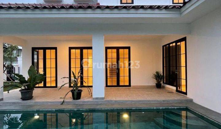 Dijual Cepat Rumah Mewah Hook Villa Delima, Lebak Bulus, Brand New Renovated Lokasi Strategis Dekat Dengan Stasiun Mrt, Lingkungan Tenang  2