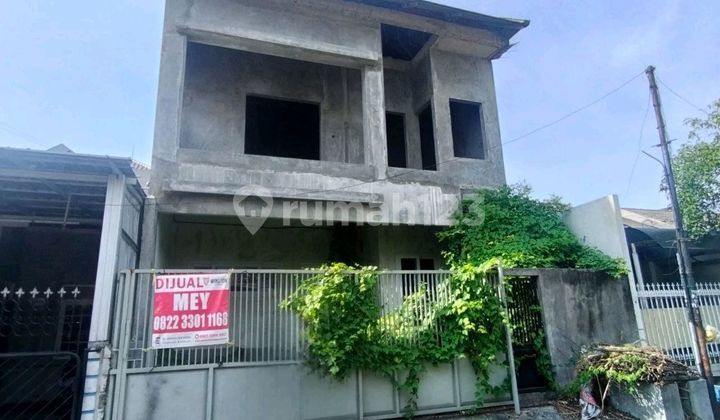 Jual Rumah Modern Minimalis Setengah Jadi Kualitas Nginden Sby Timur 1
