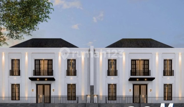 Brand New 2 Unit Rumah Classic Modern Di Bangka - Kemang Jakarta Selatan 