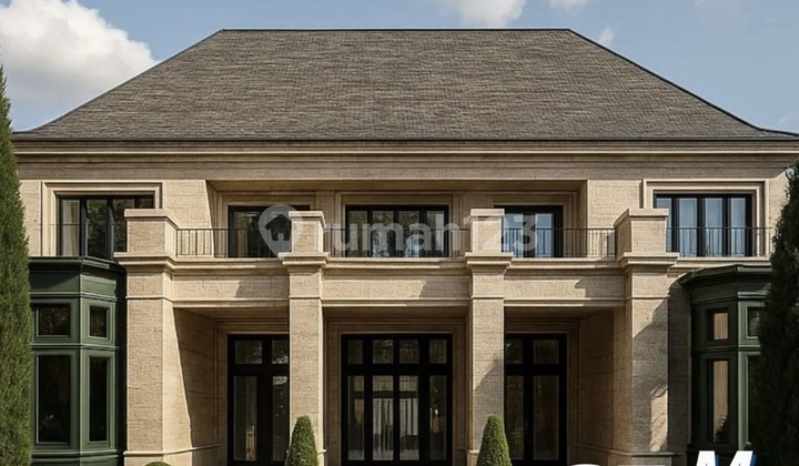 Luxury House Kemang Jakarta Selatan American Classic Design