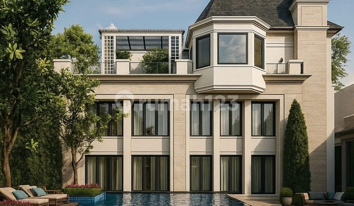 Luxury House Kemang South Jakarta American Classic Design 2