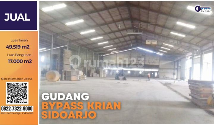Jual gudang pabrik bypass krian Jual gudang pabrik bypass krian