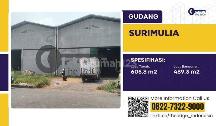 Jual Gudang Surimulia Siap Pakai The Edge  1