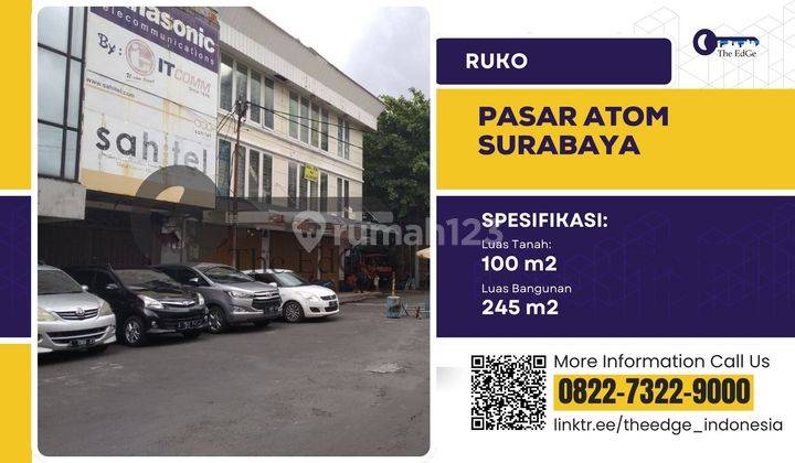 Disewa Ruko Pasar Atom Tahap 4 Blok G The Edge  2