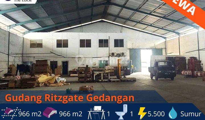 Disewakan Gudang Ritzgate Gedangan 1