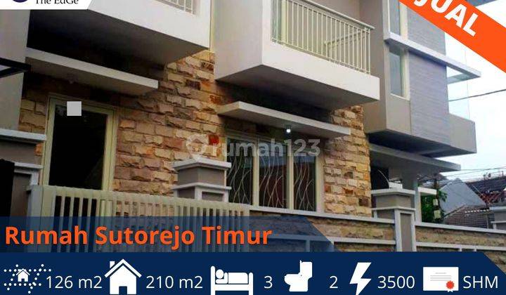 Dijual Rumah 2 Lantai Dengan 3 Kamar Tidur Daerah Sutorejo Timur  2