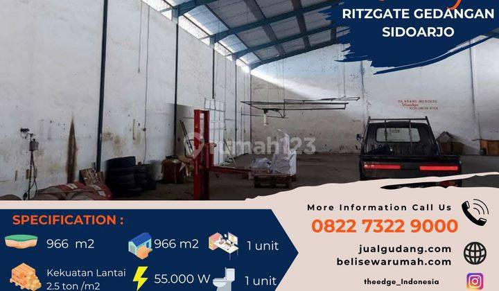 Gudang Ritzgate Gedangan Sidoarjo Akses 12 Km Dari Bandara Juanda 2