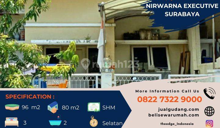 Jual Rumah Wonorejo Rungkut di Perum Nirwana Executive Surabaya  1