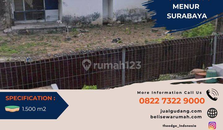 Jual Tanah Menur Surabaya Luas 1500 M2 The Edge 1