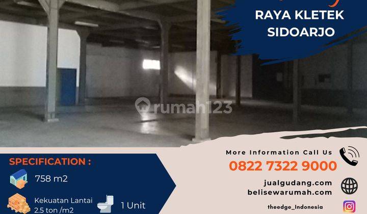 Sewa Gudang Kletek Sidoarjo 500 M2 Siap Pakai The Edge  1