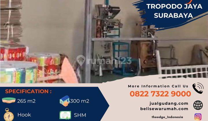 Jual Gudang Tropodo Akses 10 Menit Tol Waru Sidoarjo The Edge  2