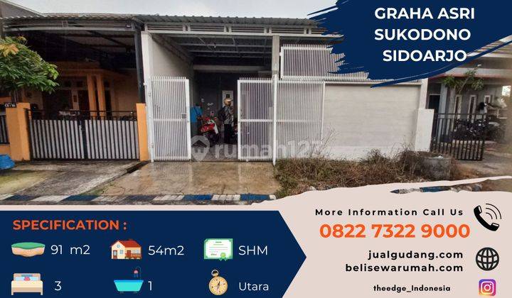 Jual Rumah Graha Asri Sukodono Sidoarjo The Edge  1