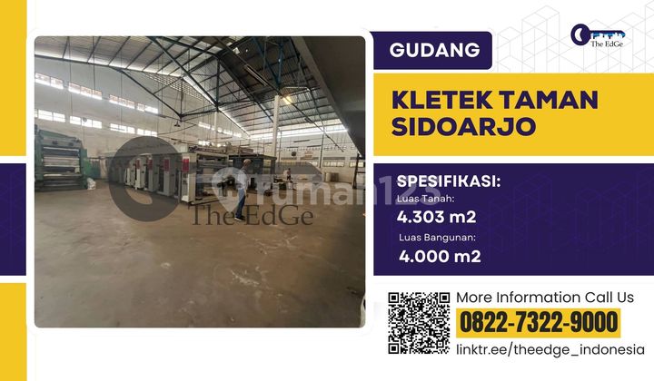 Jual Gudang Raya Taman Sidoarjo - The EdGe
