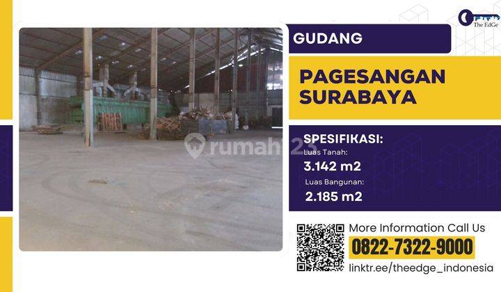 Gudang 3000 M2 di Surabaya 10 Menit Tol Waru Cocok Untuk Logistik 2