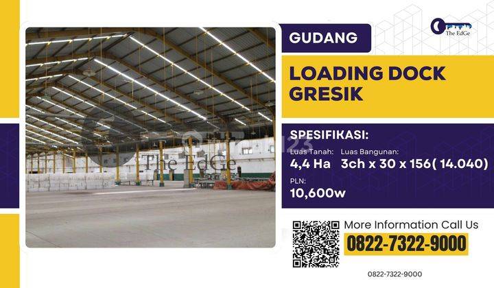 Gudang Siap Pakai Loading Dock Raya Cerme The Edge 1