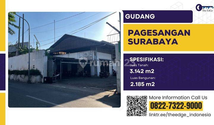 Gudang 3000 M2 di Surabaya 10 Menit Tol Waru Cocok Untuk Logistik 1