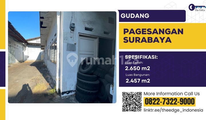 For Rent Warehouse Jambangan Pagesangan Surabaya The Edge