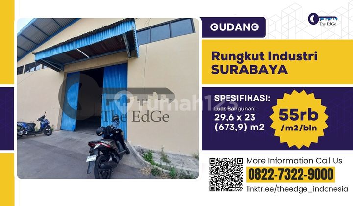 Warehouse 674 m² in SIER Rungkut Industrial Area Surabaya - Ready to Use