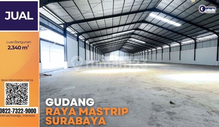 Gudang Besar di Surabaya Kota | Mastrip Karangpilang | Akses Tol