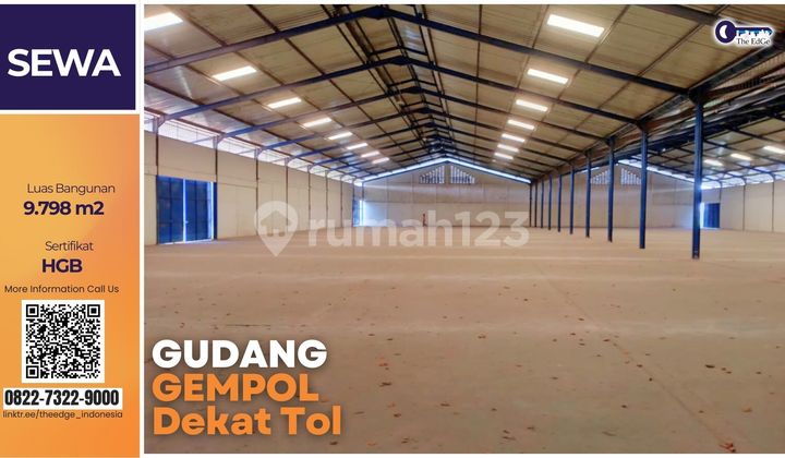 Gudang Industri Dekat Tol Gempol Luas 9.798 M | Semi Loading Doc