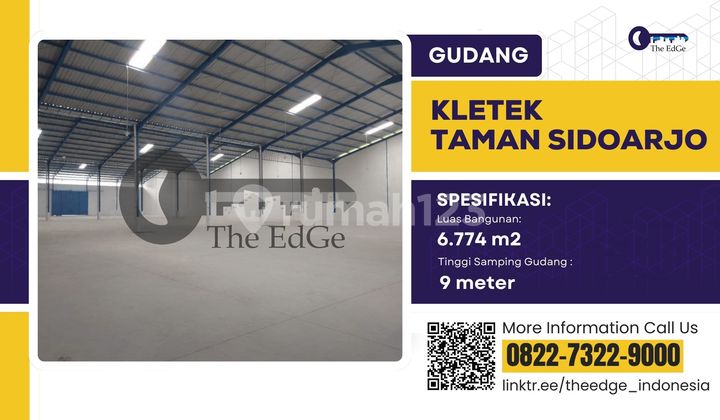 Gudang Taman Sidoarjo Lengkap dengan Loading Dock Luas 7000 M2The Edge