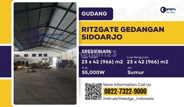 Gudang Ritzgate Gedangan Sidoarjo Akses 12 Km Dari Bandara Juanda 2