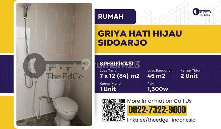 Jual Cepat Rumah Griya Hati Hijau Sidoarjo Tipe 45 The Edge 2