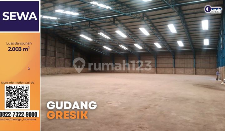 Affordable Warehouse Rental in Gresik, 5 Minutes from Teluk Lamong Port, Gresik The Edge