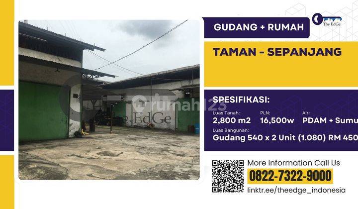 Dijual Rumah + Gudang SHM , Taman Sepanjang Sidoarjo The Edge 2