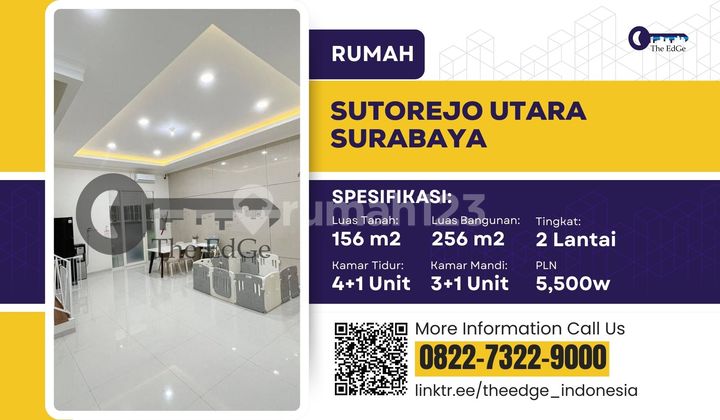 Jual Rumah Sutorejo Surabaya Timur The Edge  2