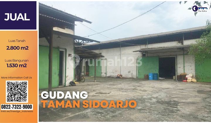 Dijual Rumah + Gudang SHM , Taman Sepanjang Sidoarjo The Edge