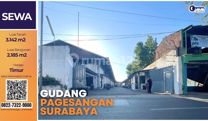 Gudang 3000 M2 di Surabaya 10 Menit Tol Waru Cocok untuk Logistik