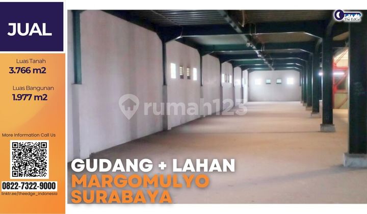 Gudang SHM di Margomulyo Surabaya Cocok untuk Pabrik & Logistik