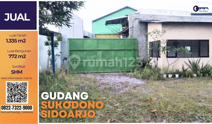 Gudang Siap Pakai di Sukodono Ada Kantor Harga Rp 5,5 Milyar