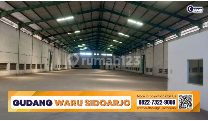 Warehouse for Rent in Waru, Sidoarjo, 5 Minutes to Waru Toll Gate Warehouse for Rent in Waru, Sidoarjo, 5 Minutes to Waru Toll Gate