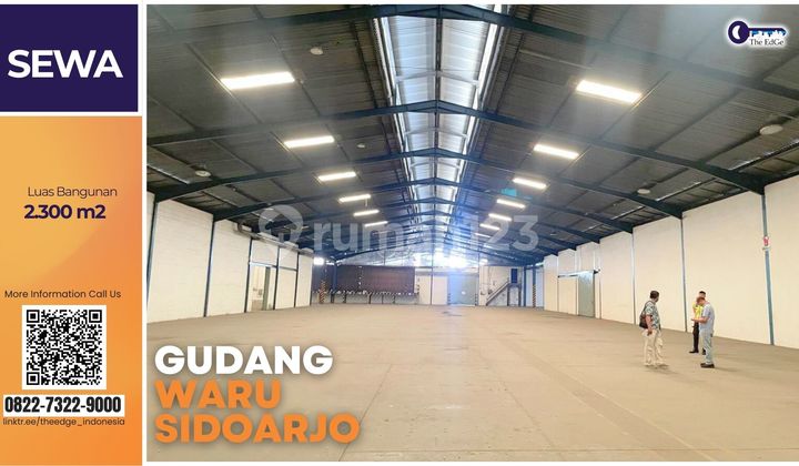 Warehouse 2,300M² Waru Sidoarjo Strategic Ready to Use Warehouse 2,300M² Waru Sidoarjo Strategic Ready to Use