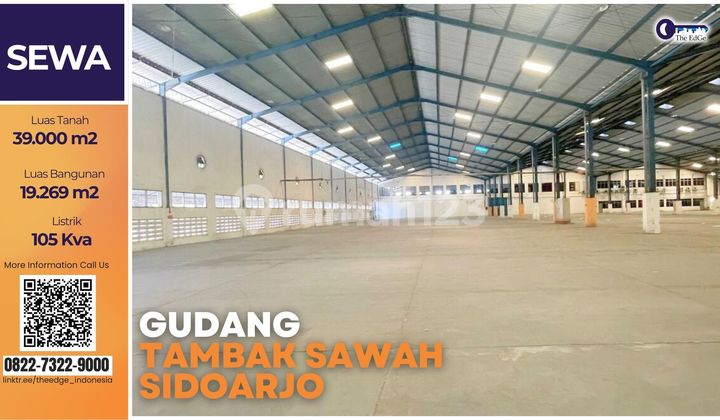 Gudang Jumbo Waru Sidoarjo Luas 19.269 M² Fasilitas Lengkap Gudang Jumbo Waru Sidoarjo Luas 19.269 M² Fasilitas Lengkap