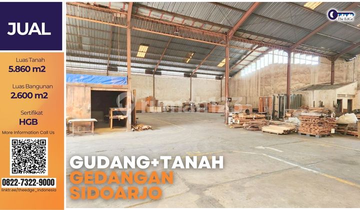 Gudang & Tanah Gedangan Sidoarjo Lokasi Industri Premium - The EdGe Gudang & Tanah Gedangan Sidoarjo Lokasi Industri Premium - The EdGe