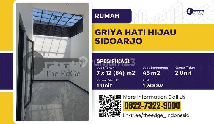 Jual Cepat Rumah Griya Hati Hijau Sidoarjo Tipe 45 The Edge 2