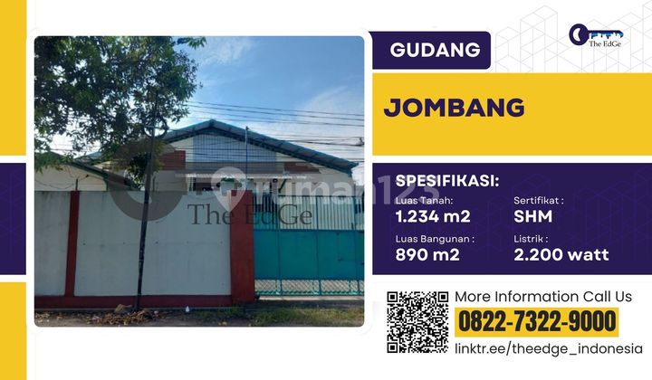 Jual Gudang dengan halaman pribadi di Jombang Jatim 1