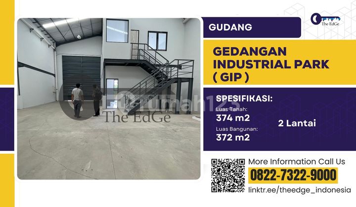 For Sale Warehouse in Gedangan Industrial Park Sidoarjo, 10 Minutes to Waru Roundabout - The EdGe